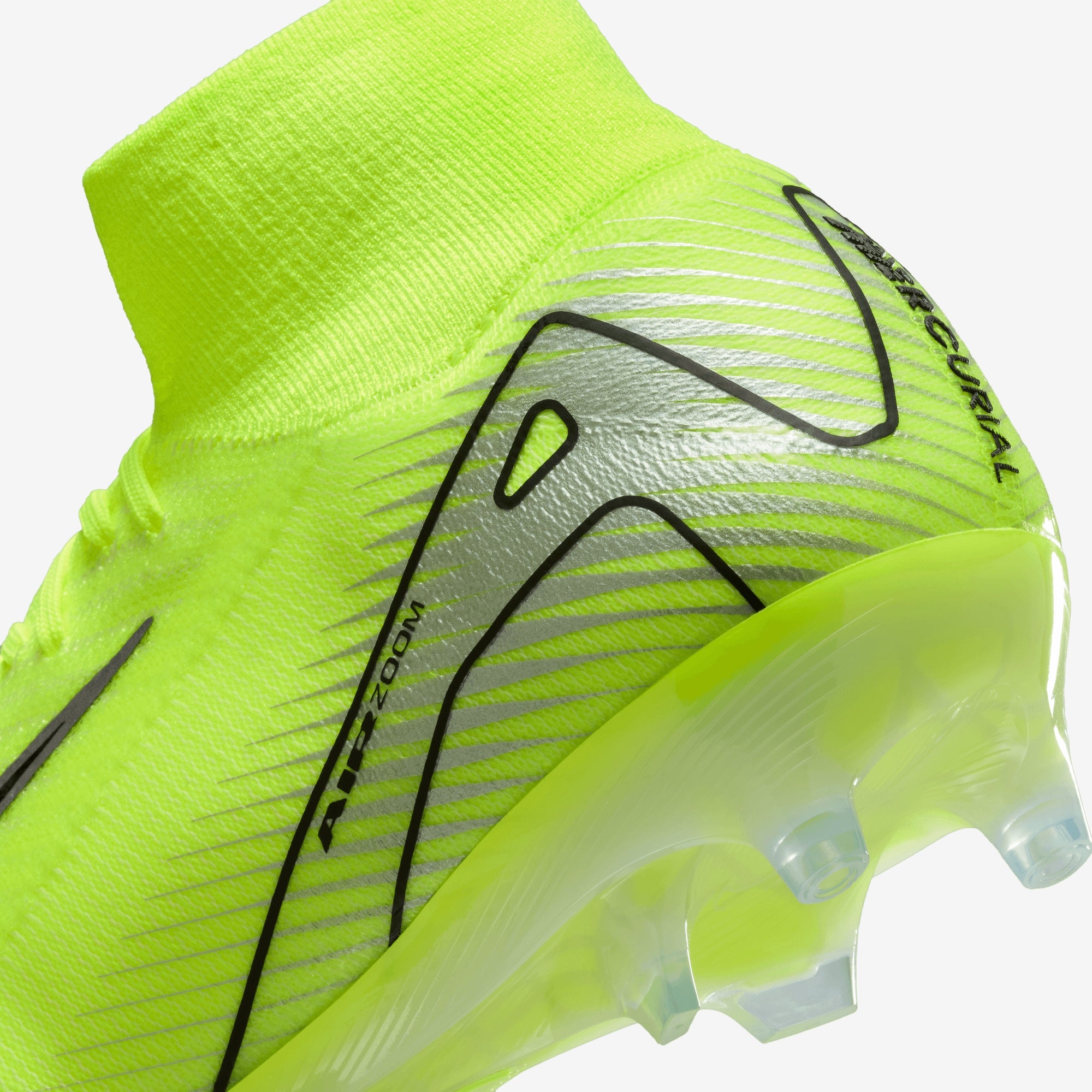 Nike Mercurial Superfly 10 Elite AG-Pro High-Top Soccer Cleats - Volt/Black