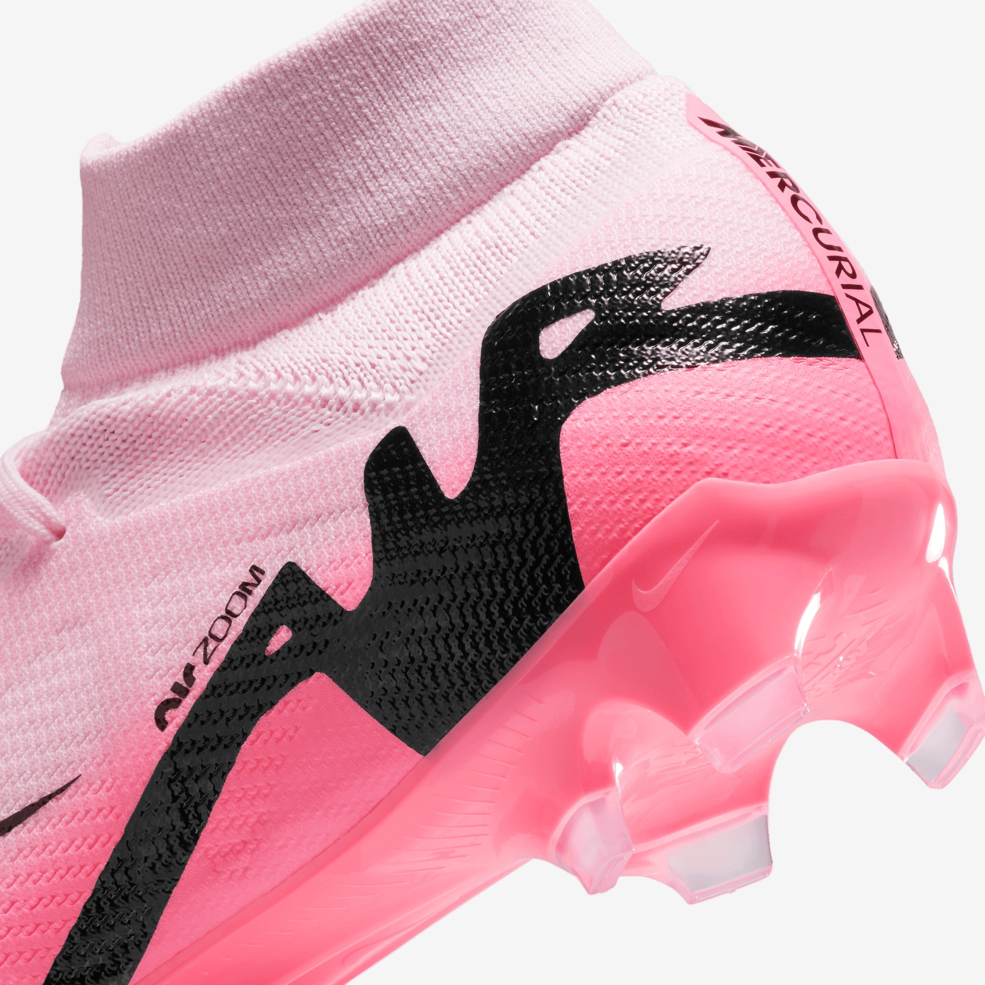 Nike Mercurial Superfly 9 Pro FG High-Top Soccer Cleats - Pink Foam/Black