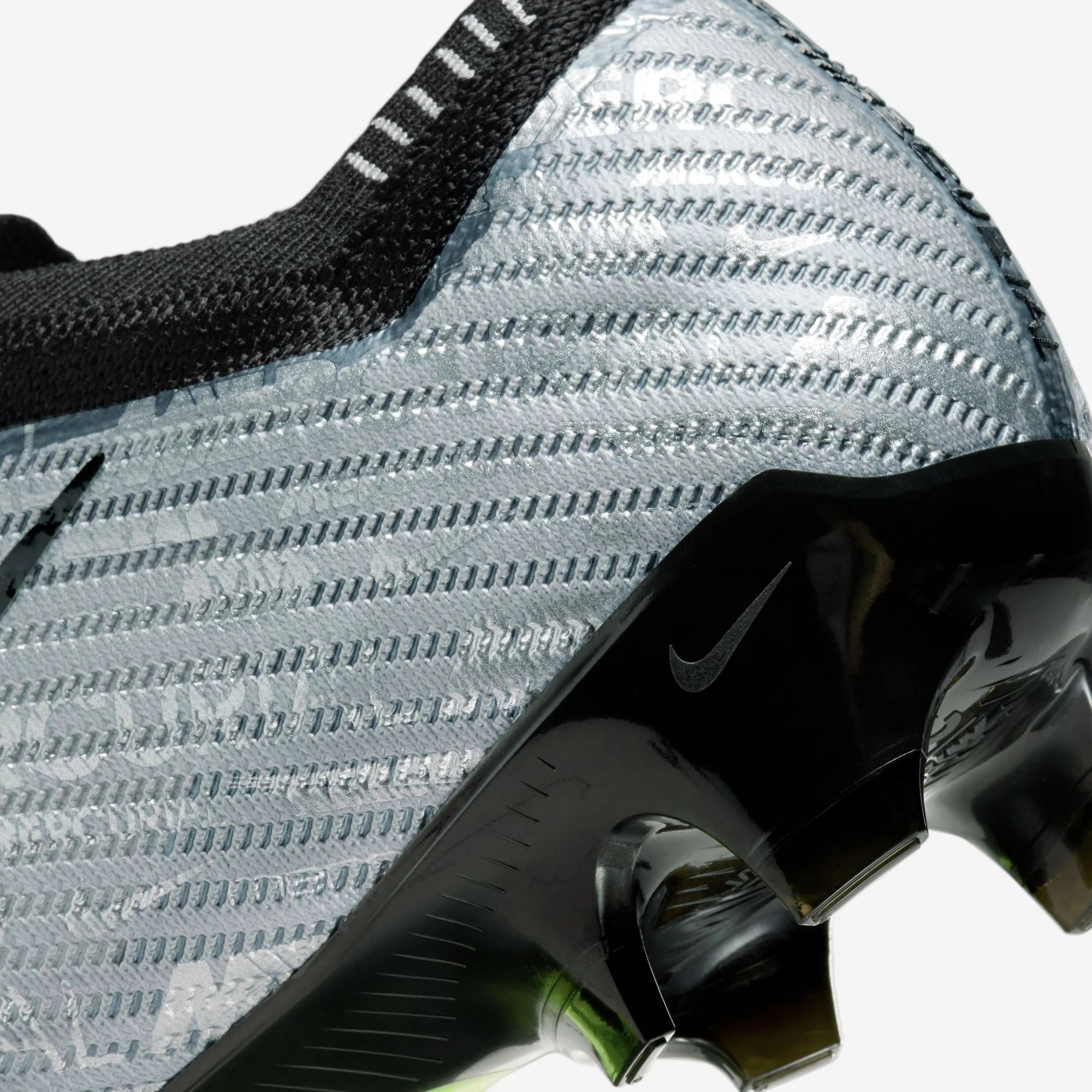 Nike Mercurial Vapor 15 Elite XXV FG Low-Top Soccer Cleats - Metallic Silver/Volt/Black