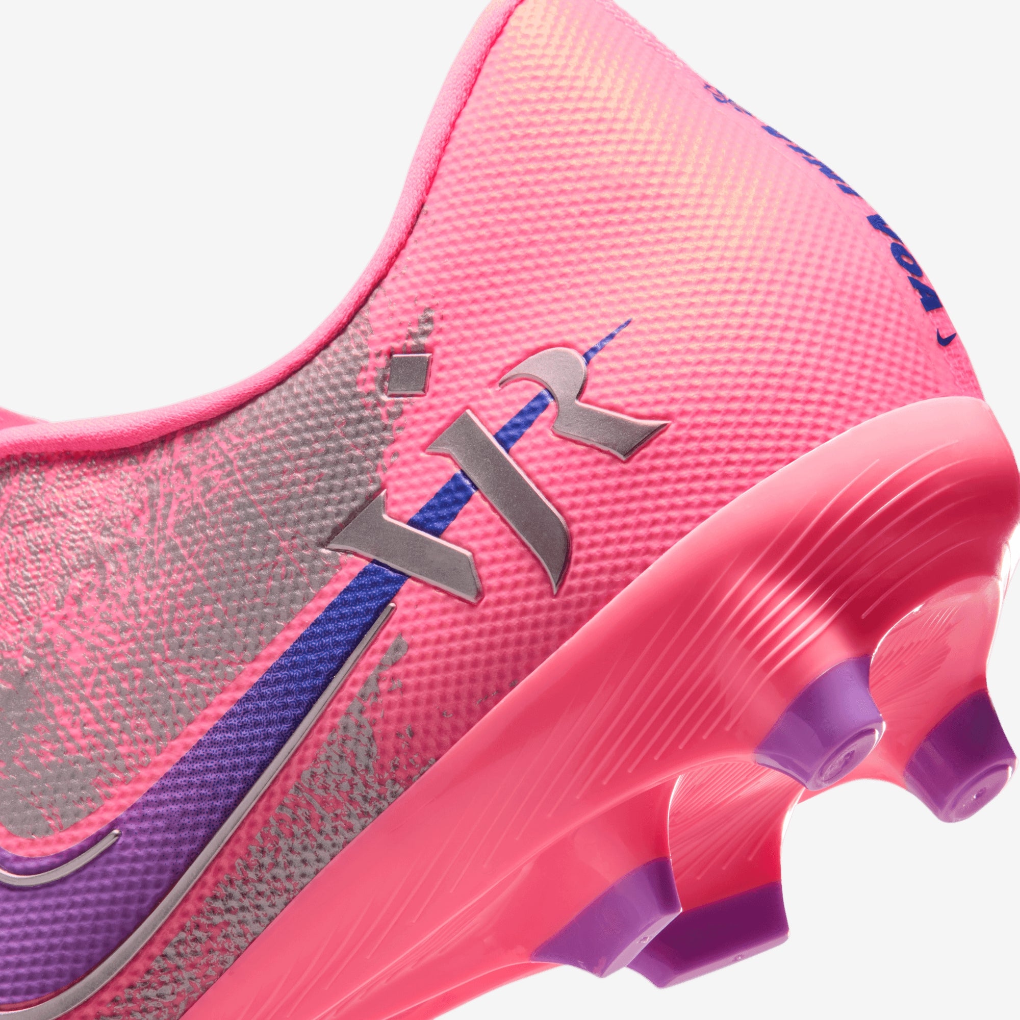 Nike Mercurial Vapor 16 Academy Vini Jr. Multi-Ground Low-Top Soccer Cleats - Sunset Pulse/Old Royal