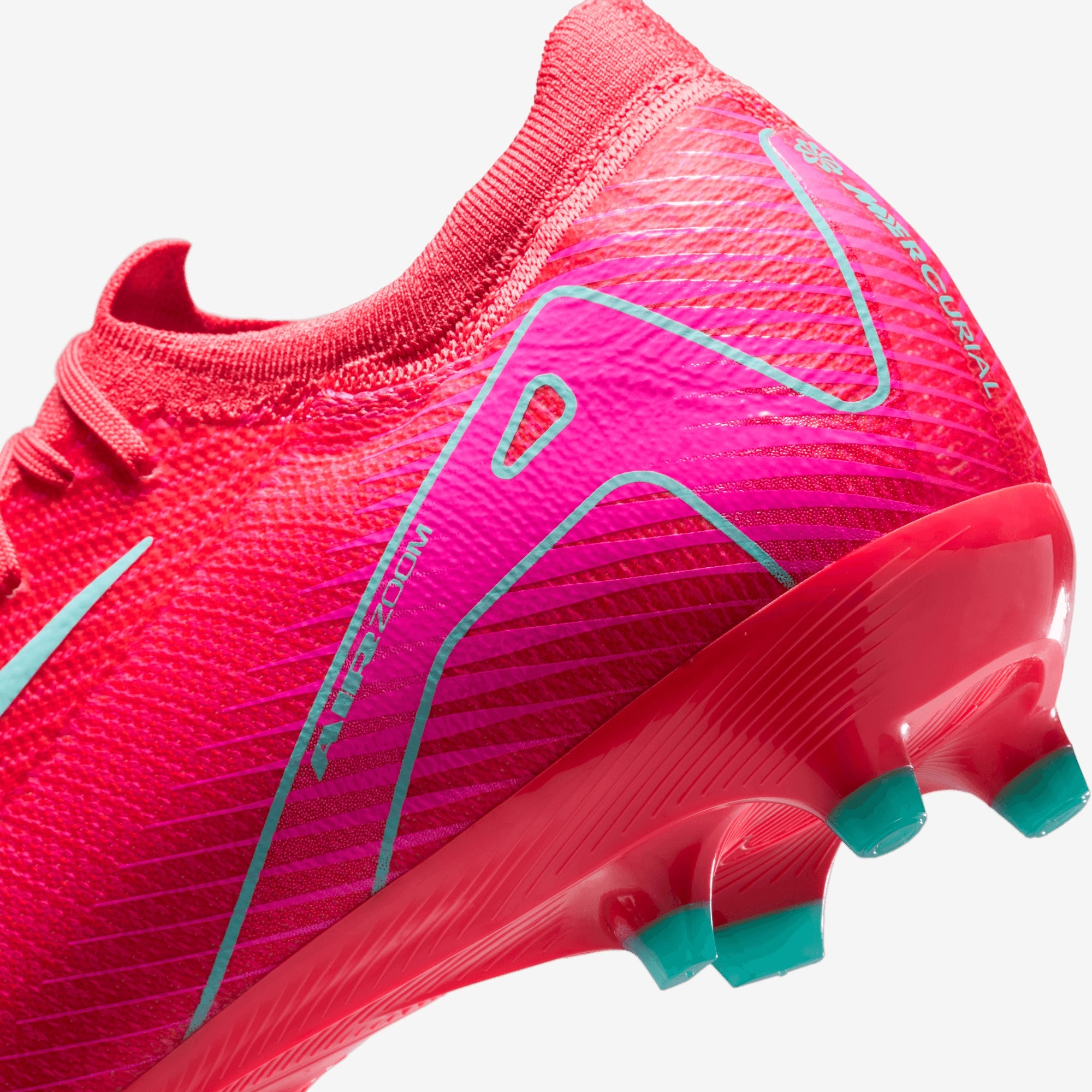 Nike Mercurial Vapor 16 Pro AG-Pro Low-Top Soccer Cleats - Ember Glow/Aurora Green