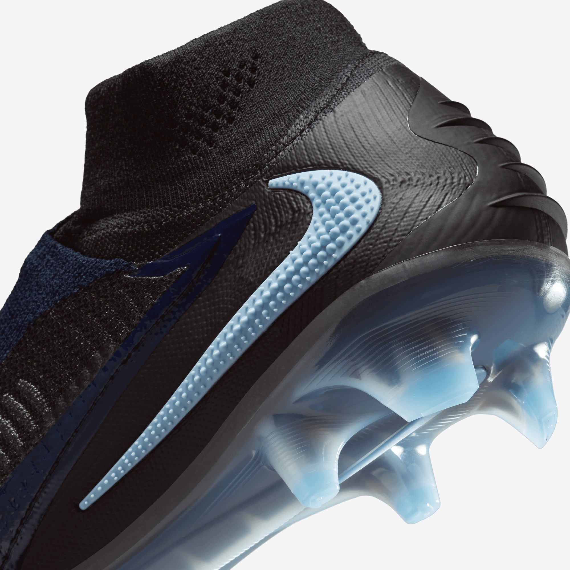 Nike Phantom 6 High Elite Firm-Ground Soccer Cleats - Black/Black