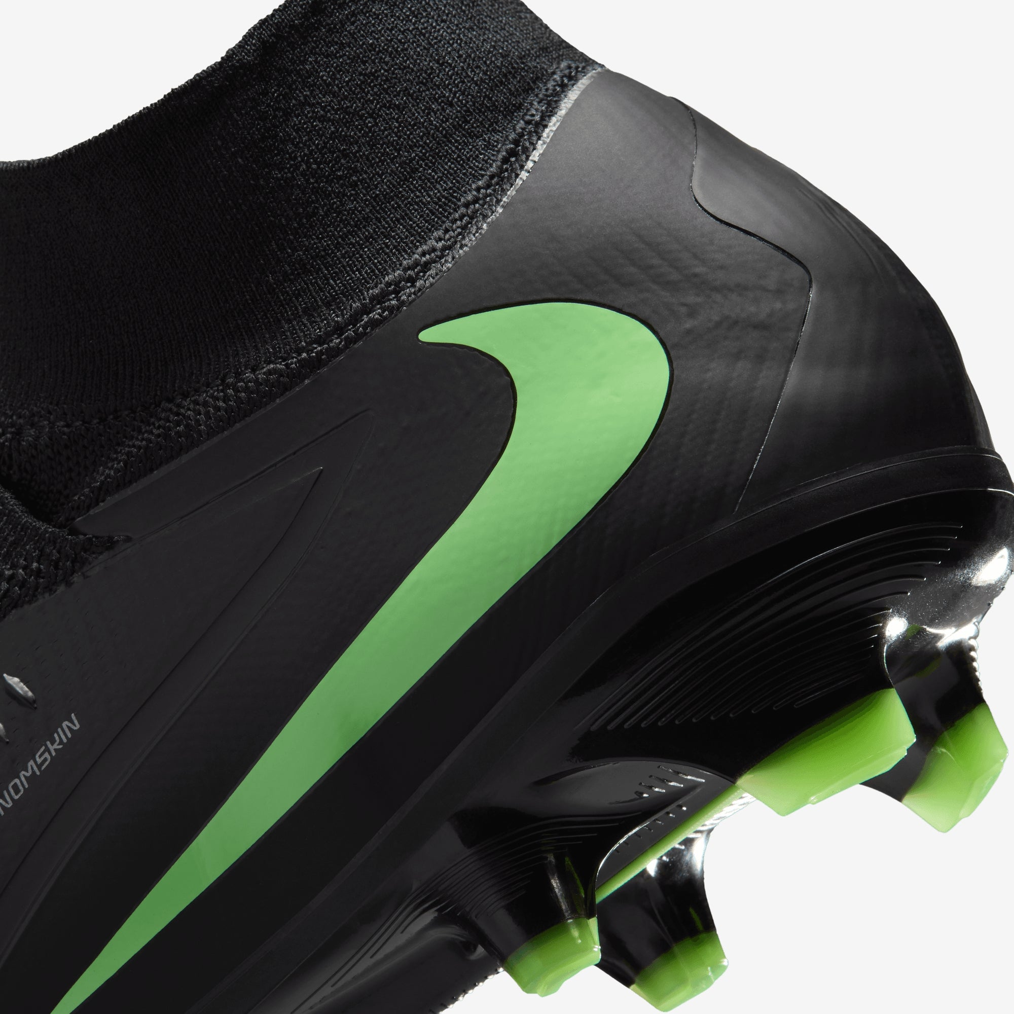 Nike Phantom 6 High Pro Firm-Ground Soccer Cleats - Black/Illusion Green-Black