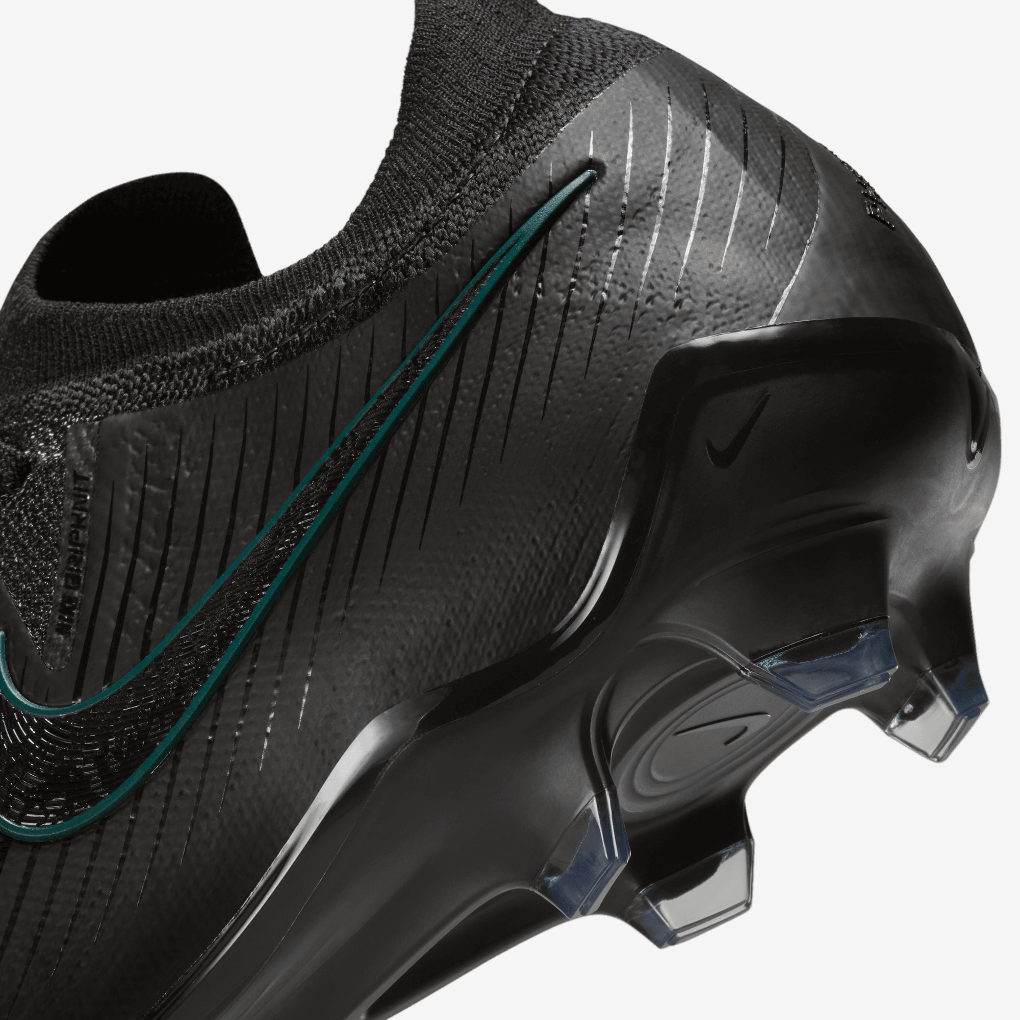 Nike Phantom GX 2 Elite FG Low-Top Soccer Cleats - Black/Black-Deep Jungle