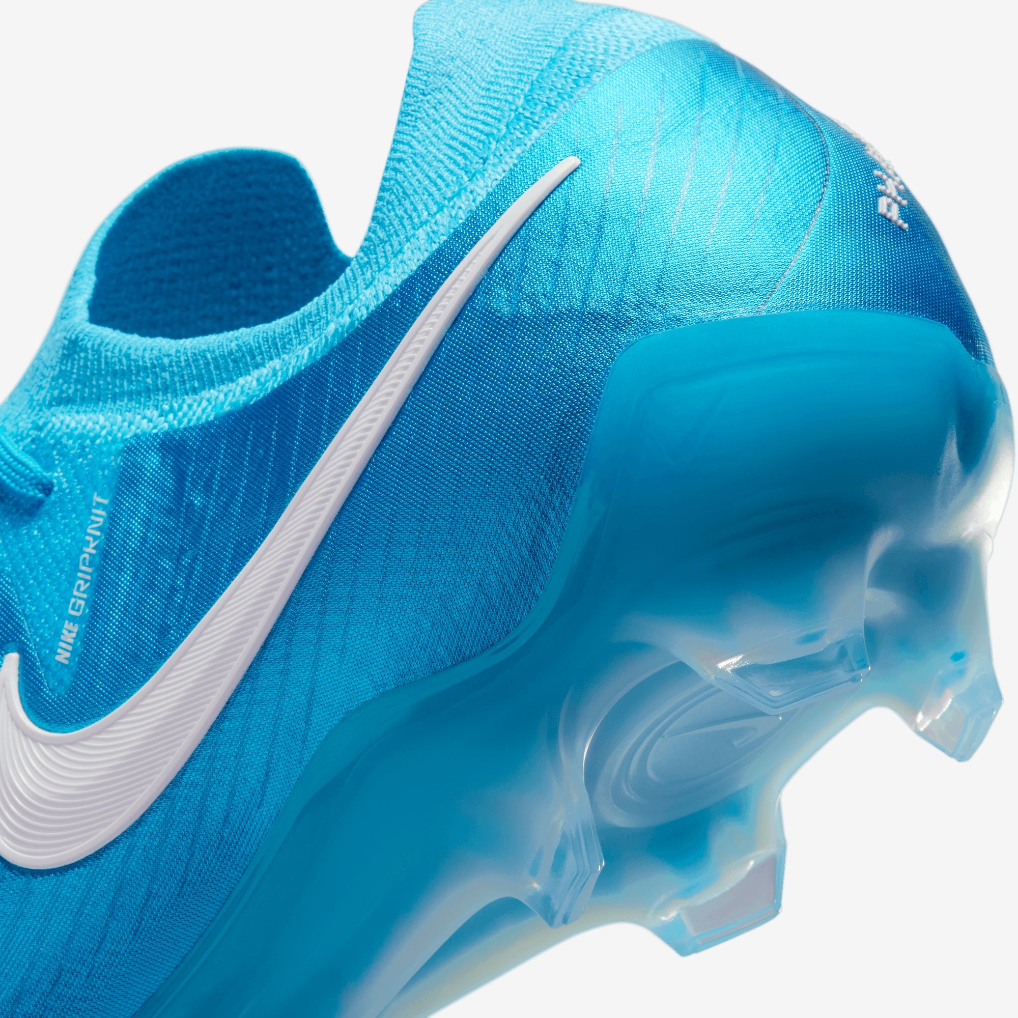 Nike Phantom GX 2 Elite FG Low-Top Soccer Cleats - Blue Fury/White