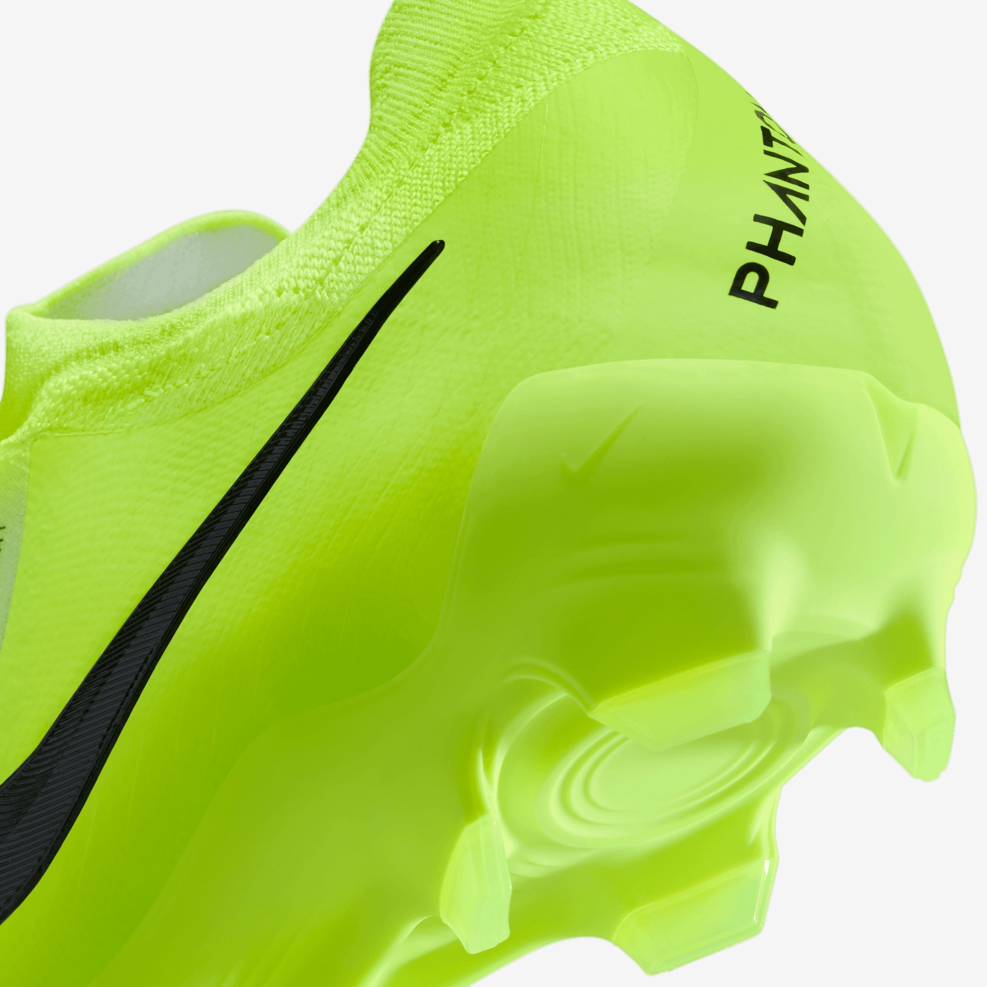 Nike Phantom GX 2 Pro FG Low-Top Soccer Cleats - Metallic Silver/Black-Volt