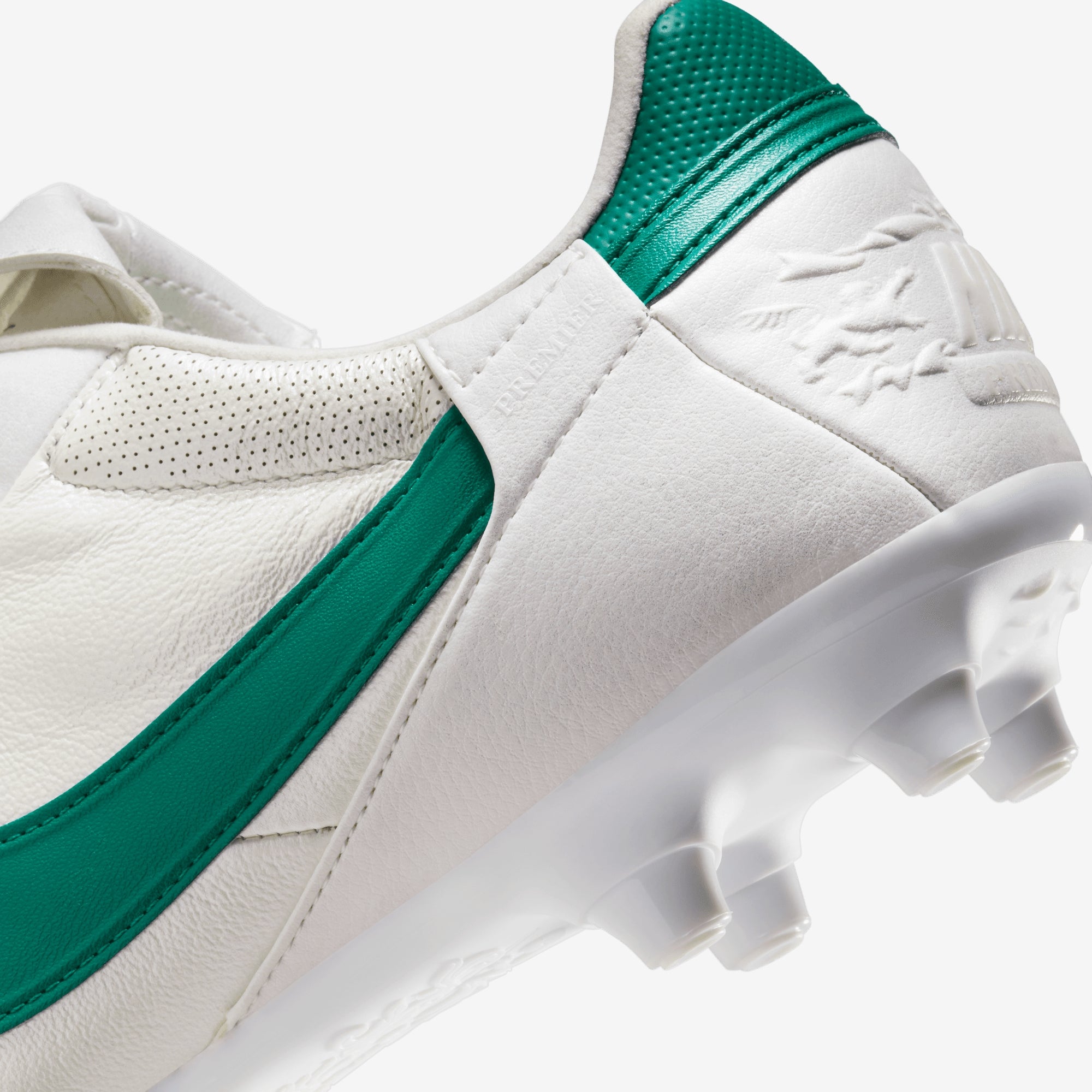 Nike Premier 3 FG Low-Top Soccer Cleats - Mtlc Summit Wht/Mystic Green