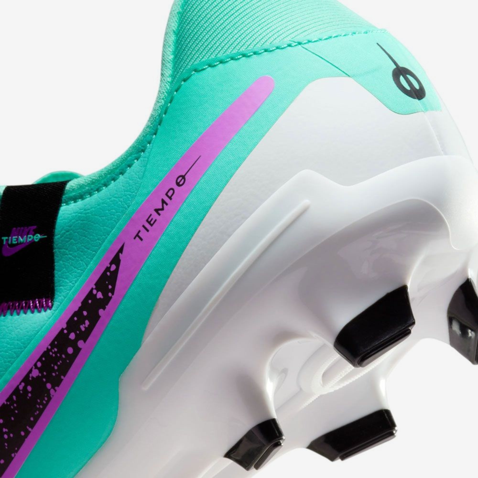 Nike Tiempo Legend 10 Academy MG Low-Top Soccer Cleats - Hyper Turquoise/Black/Fuchsia Dream