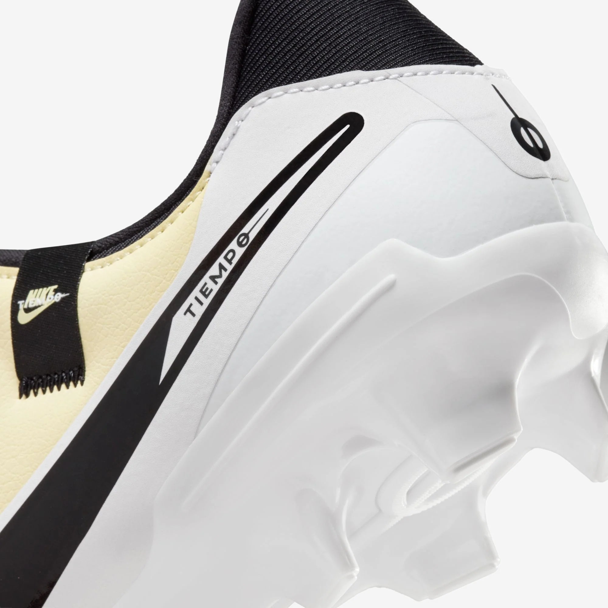 Nike Tiempo Legend 10 Academy MG Low-Top Soccer Cleats - Lemonade/Black/Metallic Gold Coin