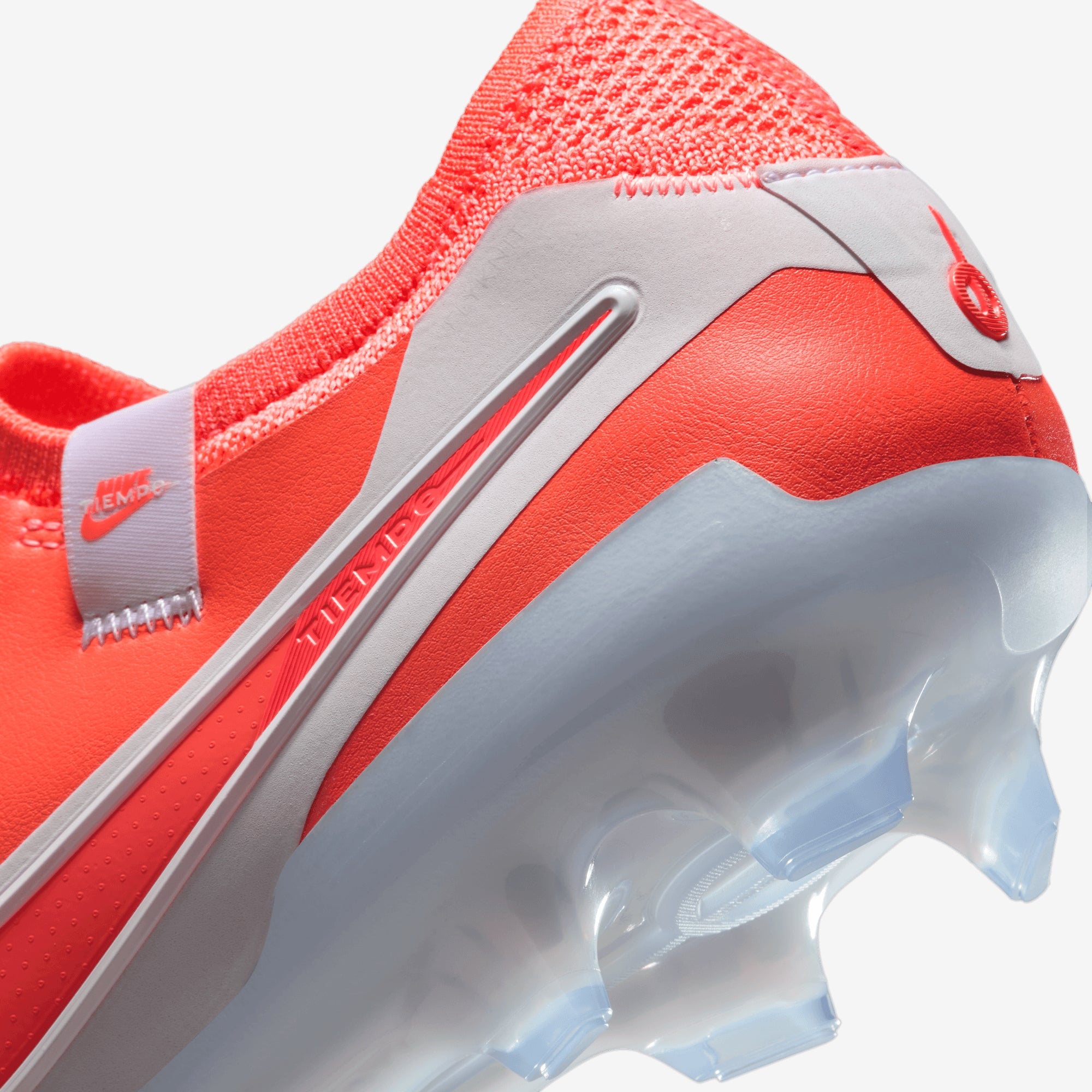 Nike Tiempo Legend 10 Elite FG Low-Top Soccer Cleats - Hot Lava/White