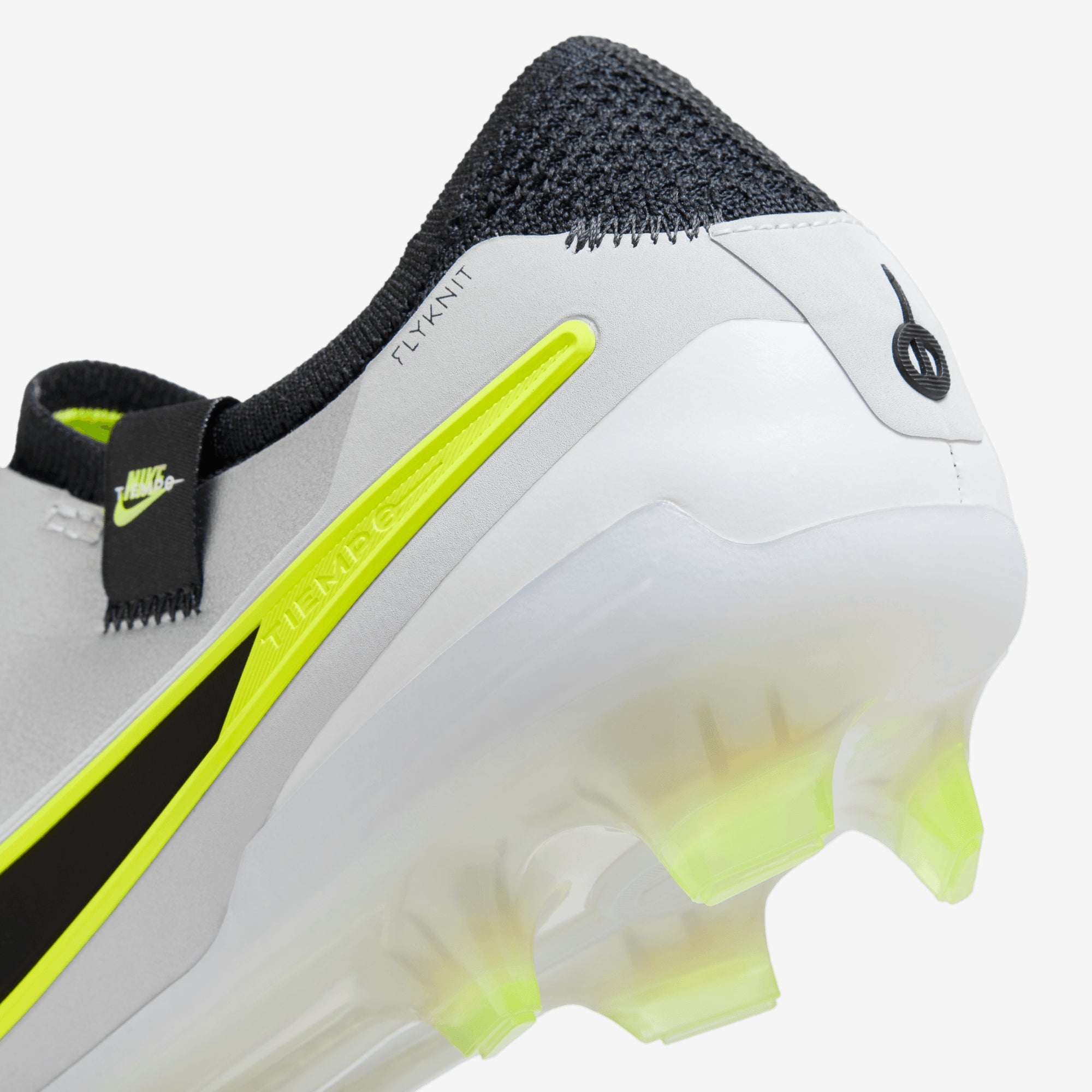 Nike Tiempo Legend 10 Elite FG Low-Top Soccer Cleats - Metallic Silver/Black-Volt