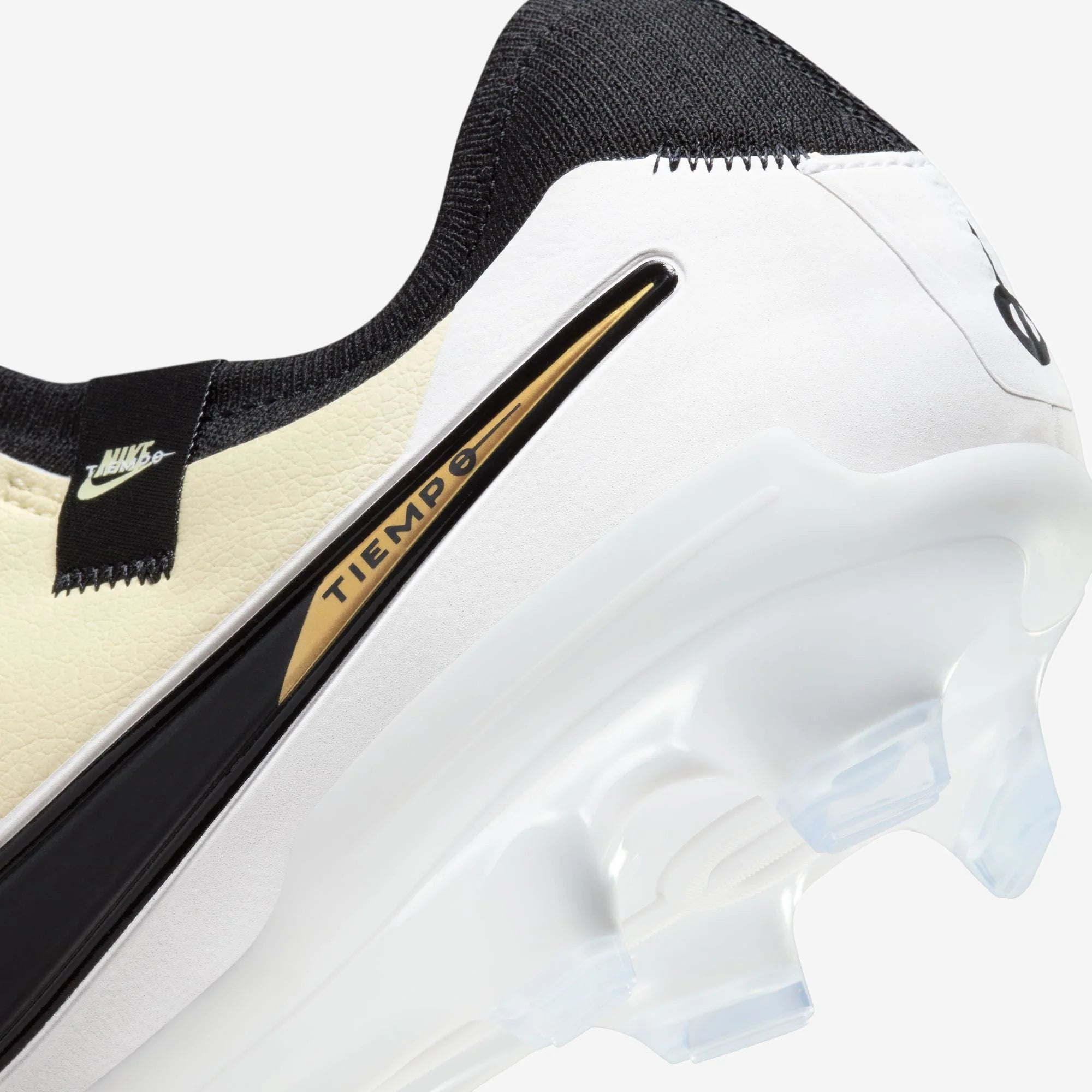 Nike Tiempo Legend 10 Pro FG Low-Top Soccer Cleats - Lemonade/Black/Metallic Gold Coin