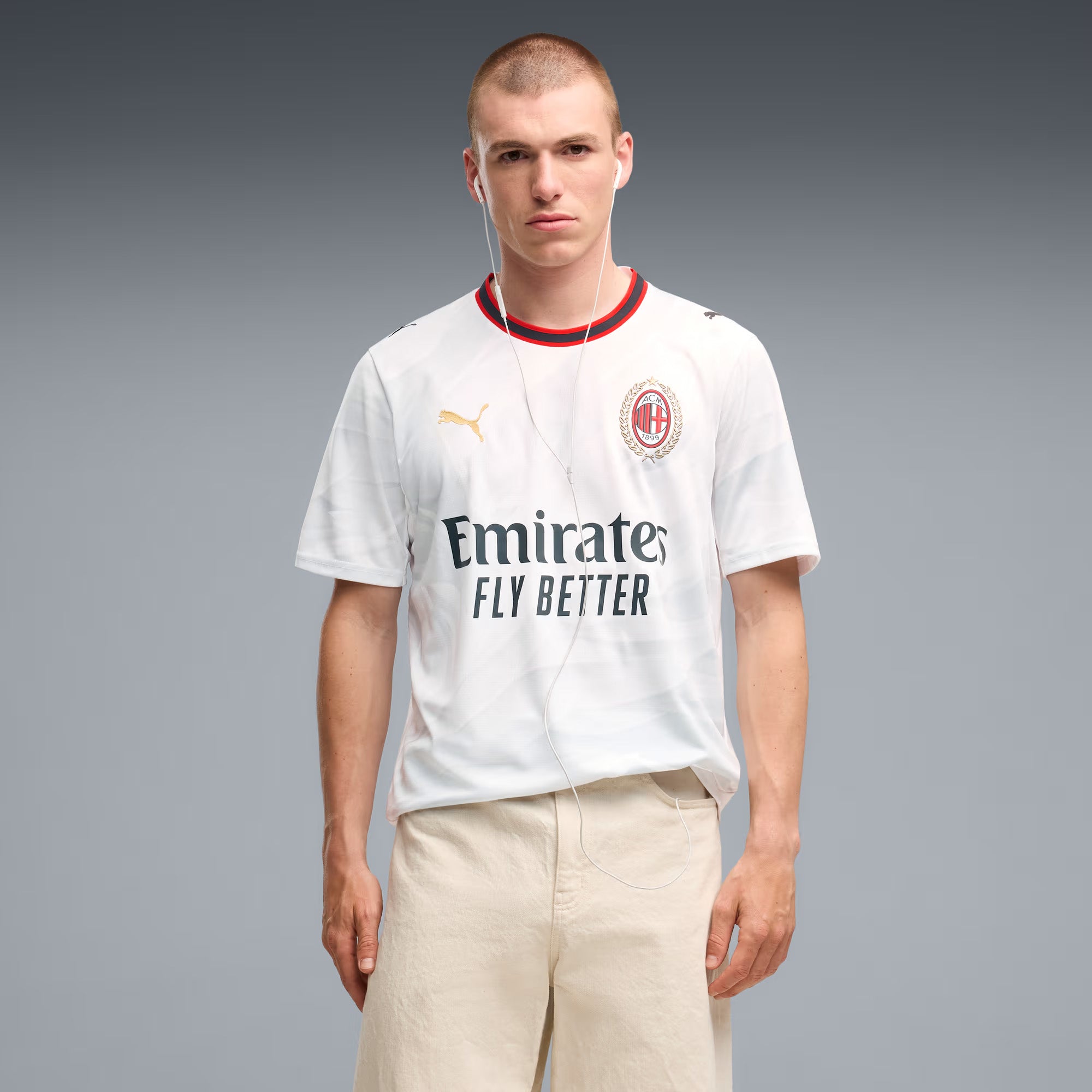 PUMA AC Milan 2026/27 Stadium Away Men's Soccer Jersey - PUMA White-Victory Gold