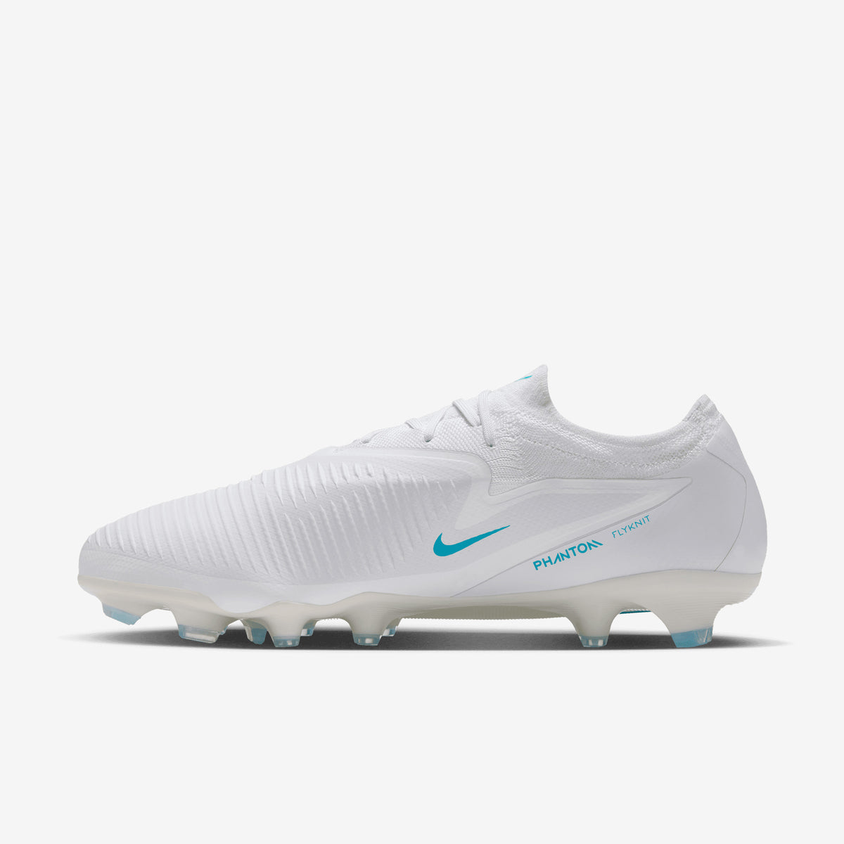 Nike Phantom 6 Low Pro Firm-Ground Soccer Cleats - White/Dusty Cactus-White