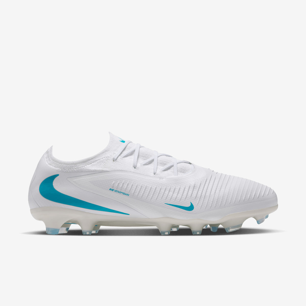 Nike Phantom 6 Low Pro Firm-Ground Soccer Cleats - White/Dusty Cactus-White