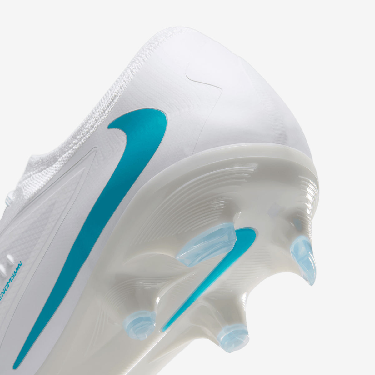Nike Phantom 6 Low Pro Firm-Ground Soccer Cleats - White/Dusty Cactus-White