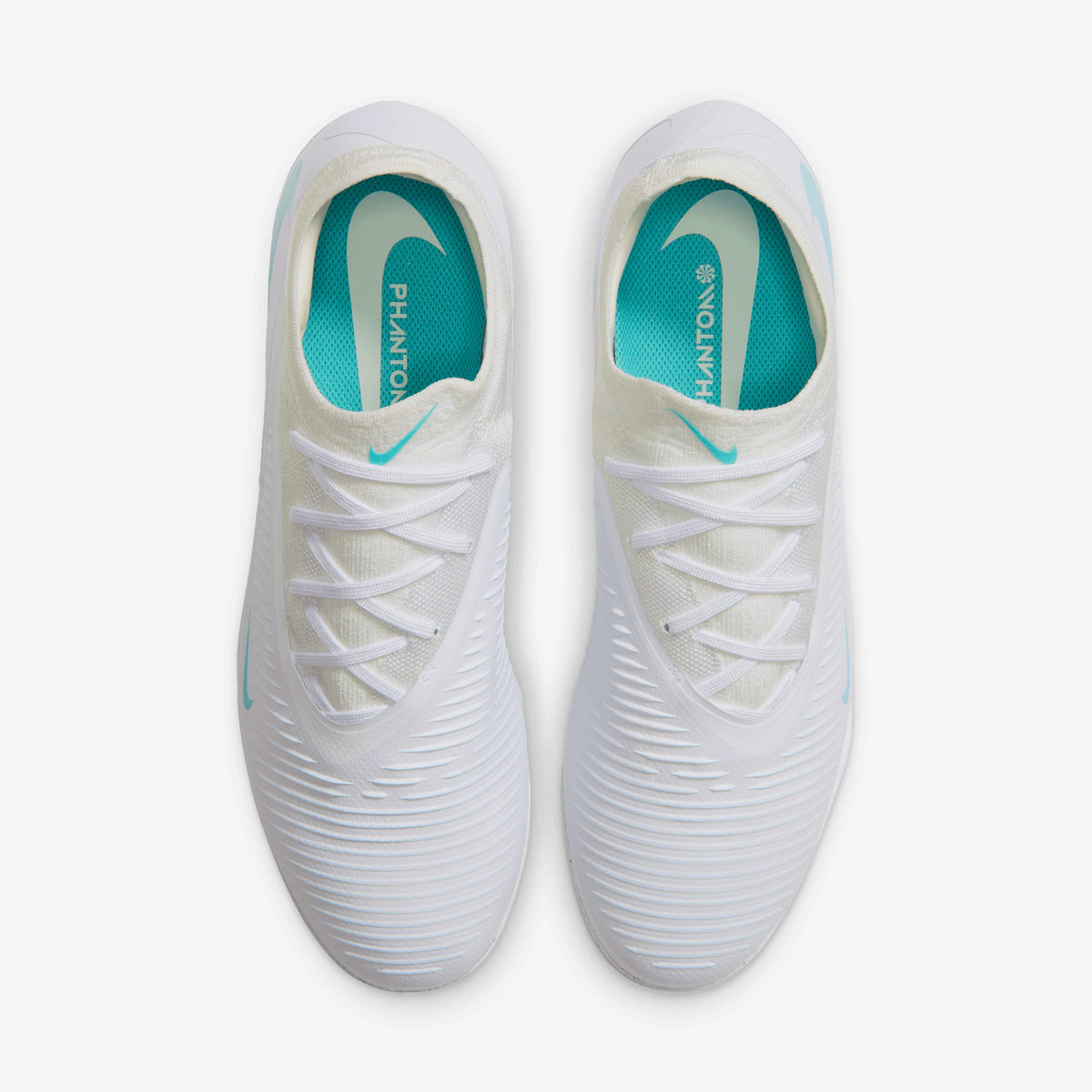 Nike Phantom 6 Low Pro Turf Soccer Shoes - White/Dusty Cactus-White