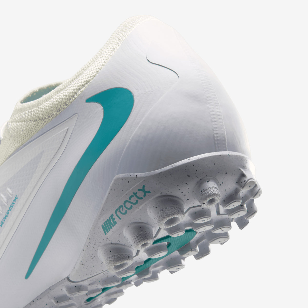 Nike Phantom 6 Low Pro Turf Soccer Shoes - White/Dusty Cactus-White