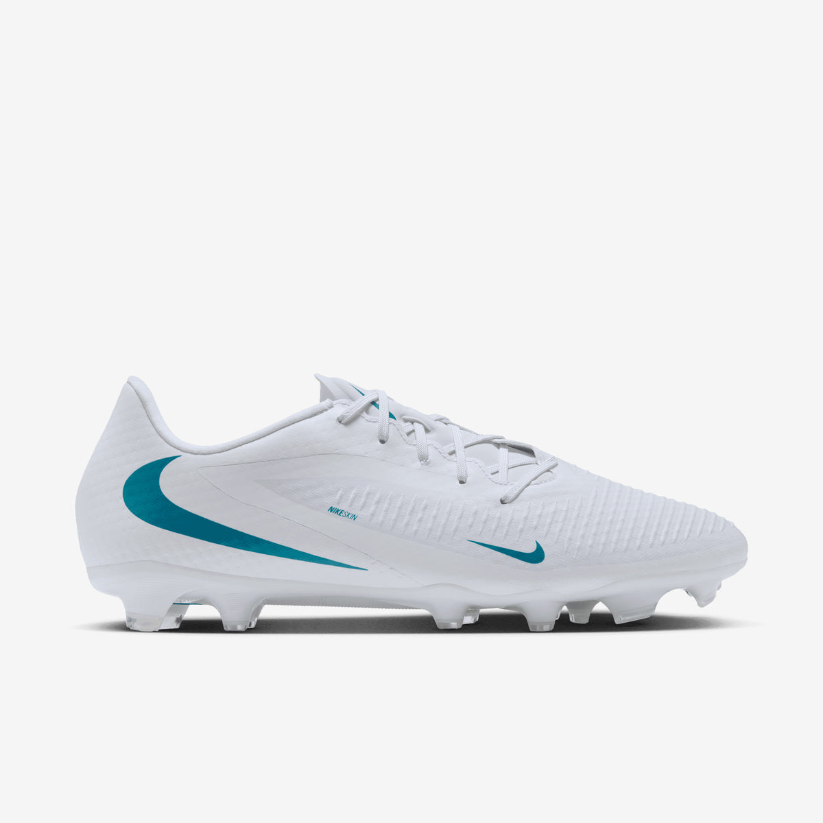 Nike Phantom 6 Low Academy Multi-Ground Soccer Cleats - White/Dusty Cactus-White