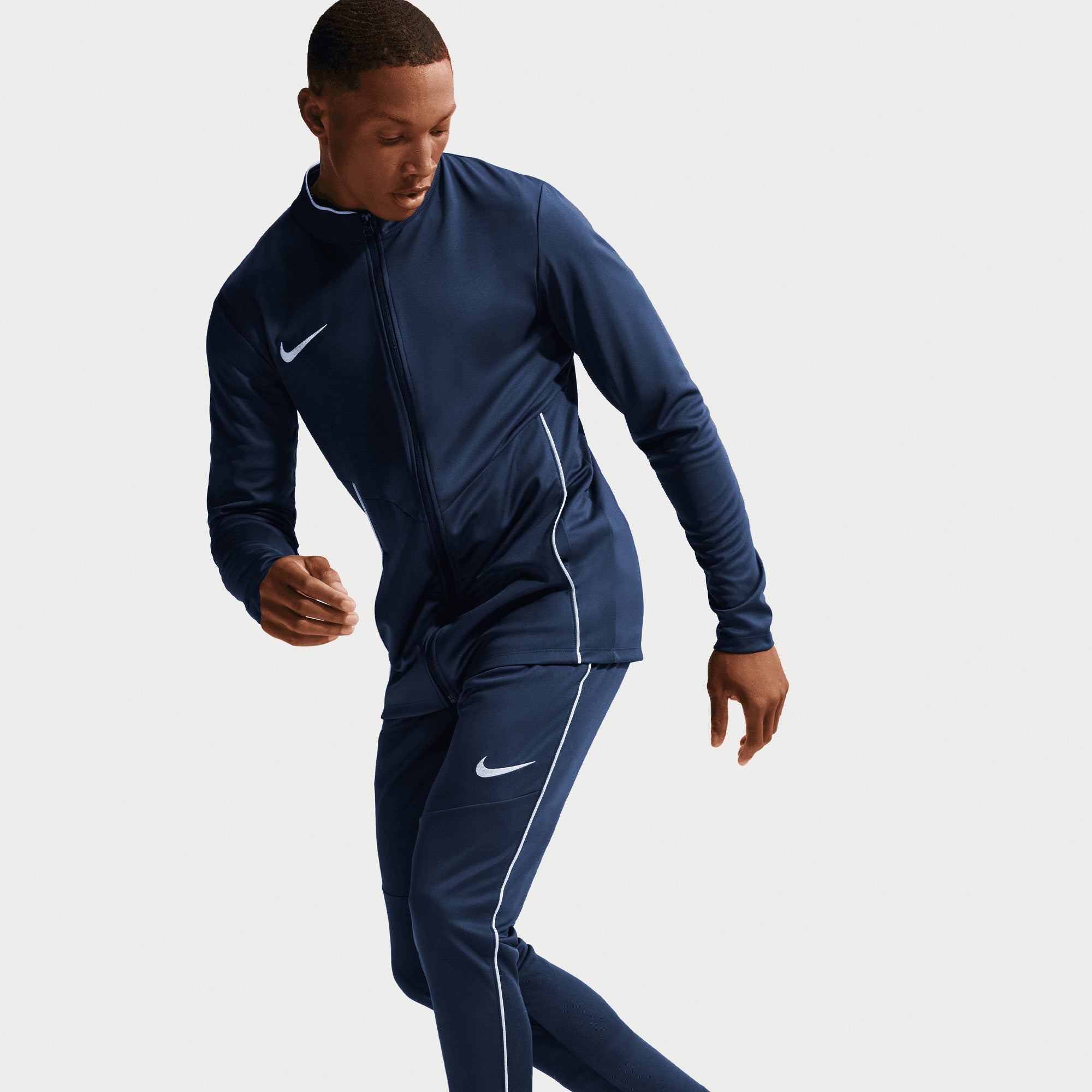 Nike Dri-FIT Park Men's Soccer Pants - Midnight Navy/White/White