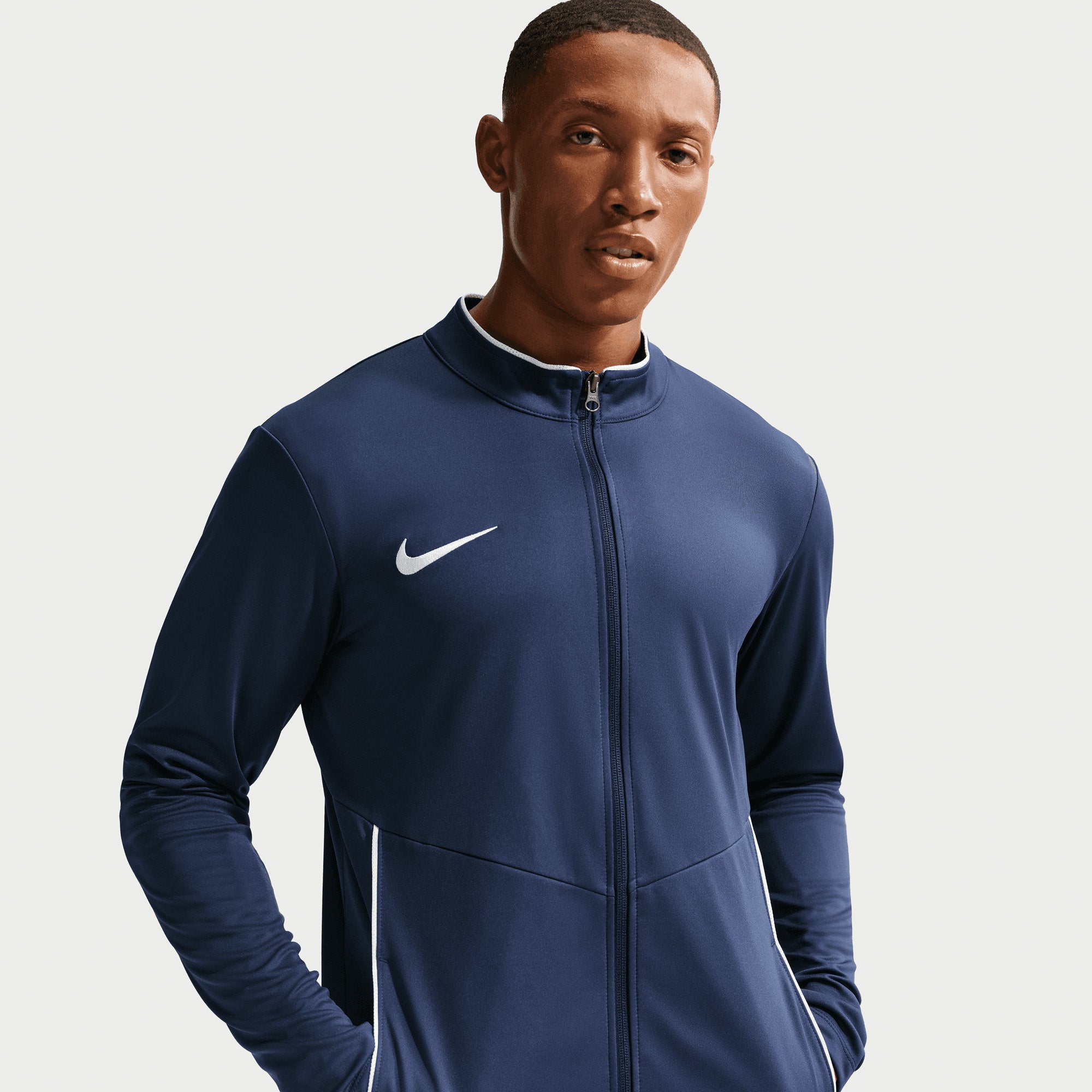 Nike Park26 Men's Dri-FIT Soccer Track Jacket - Midnight Navy/White/White