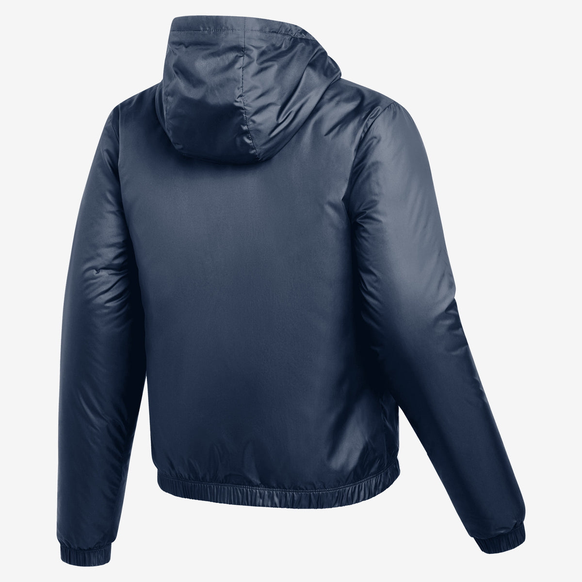 Nike Therma-FIT Park Women's Hooded Fall Soccer Jacket - Midnight Navy/White/White