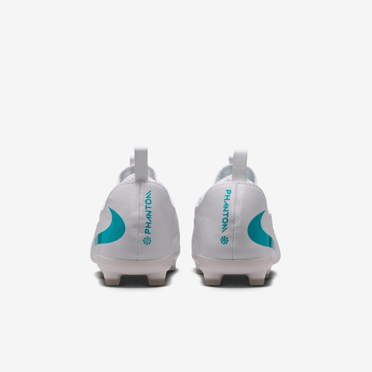 Nike Jr. Phantom 6 Low Academy Big Kids' Multi-Ground Soccer Cleats - White/Dusty Cactus-White