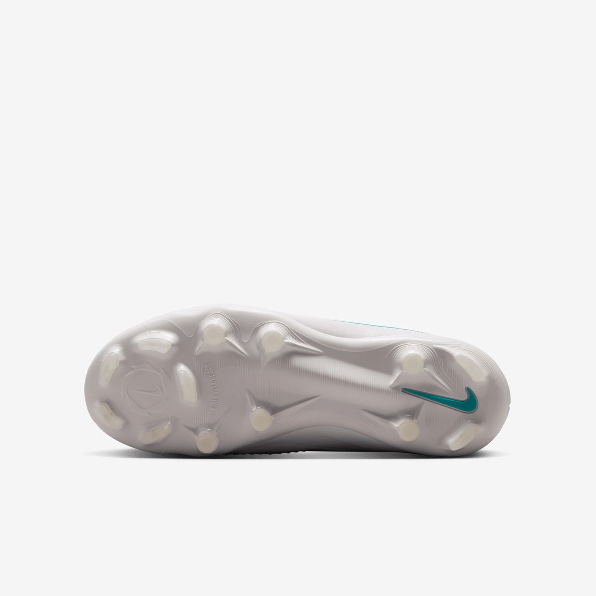 Nike Jr. Phantom 6 Low Academy Big Kids' Multi-Ground Soccer Cleats - White/Dusty Cactus-White