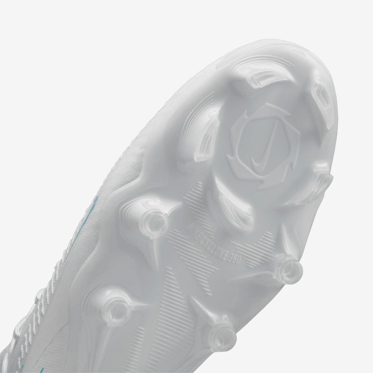 Nike Phantom 6 High Academy Multi-Ground Soccer Cleats - White/Dusty Cactus-White