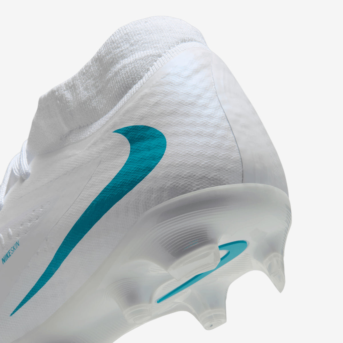 Nike Phantom 6 High Academy Multi-Ground Soccer Cleats - White/Dusty Cactus-White