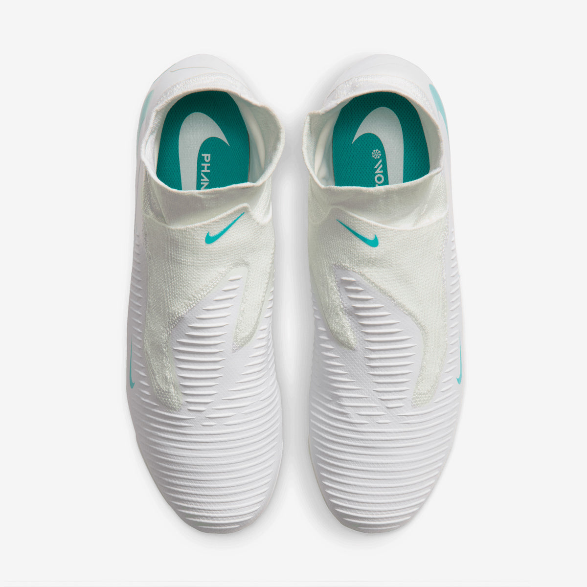 Nike Phantom 6 High Pro Firm-Ground Soccer Cleats - White/Dusty Cactus-White