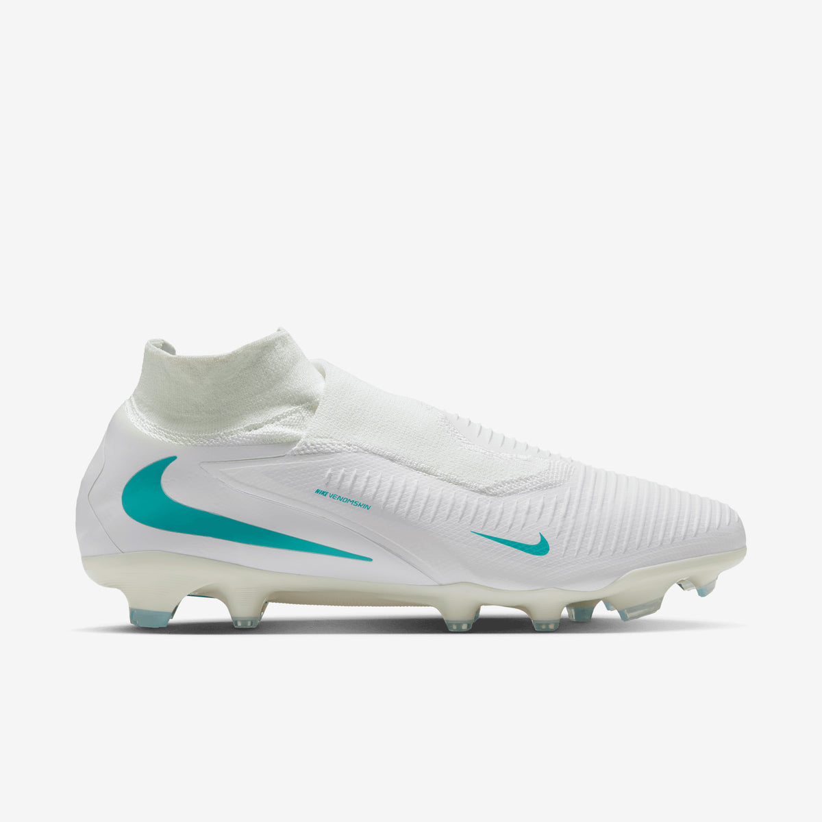 Nike Phantom 6 High Pro Firm-Ground Soccer Cleats - White/Dusty Cactus-White