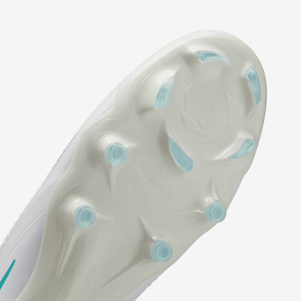 Nike Phantom 6 High Pro Firm-Ground Soccer Cleats - White/Dusty Cactus-White