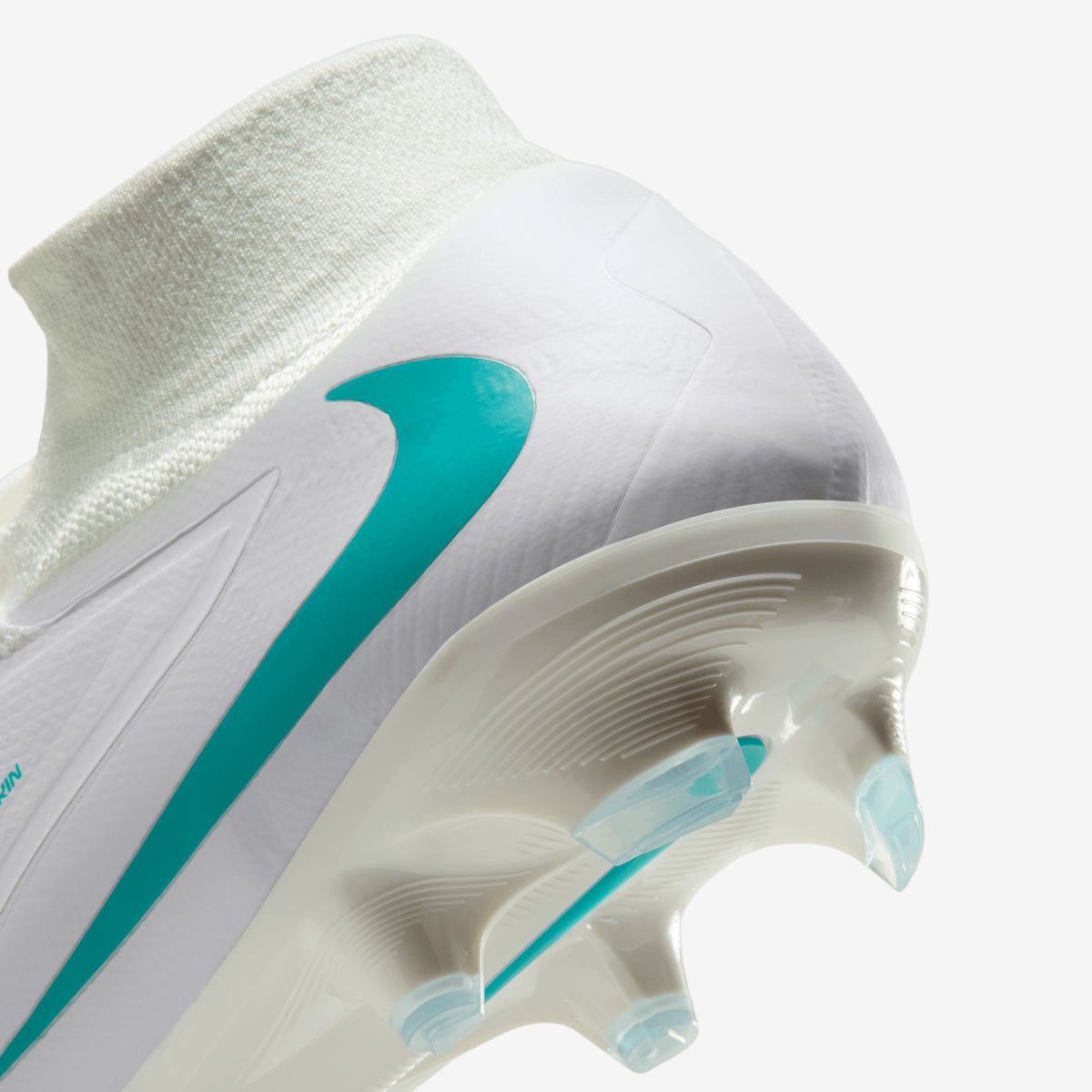 Nike Phantom 6 High Pro Firm-Ground Soccer Cleats - White/Dusty Cactus-White