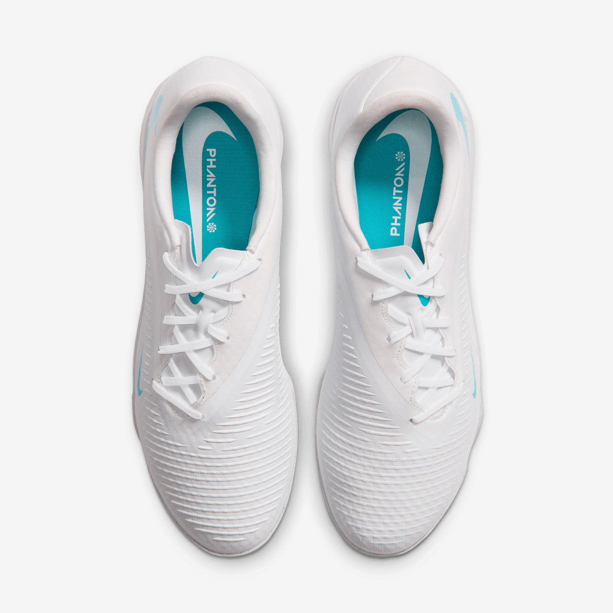 Nike Phantom 6 Low Academy Turf Soccer Shoes - White/Dusty Cactus-White
