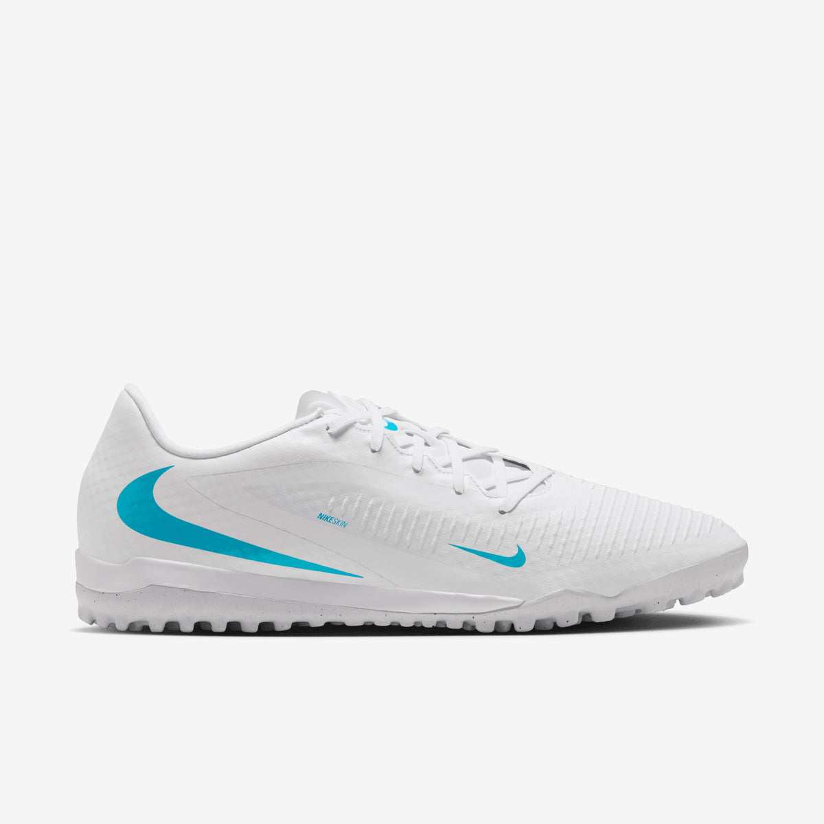 Nike Phantom 6 Low Academy Turf Soccer Shoes - White/Dusty Cactus-White