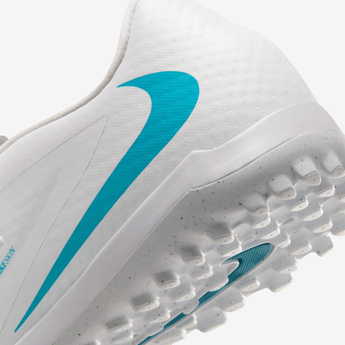 Nike Phantom 6 Low Academy Turf Soccer Shoes - White/Dusty Cactus-White