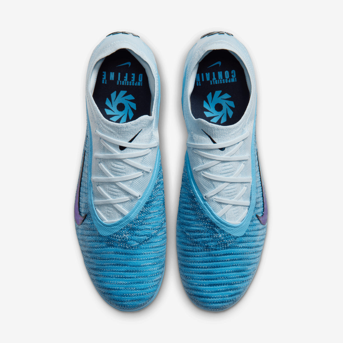 Nike Phantom 6 Low Elite Erling Haaland Firm-Ground Soccer Cleats - Baltic Blue/Blue Eclipse-Glacier Blue