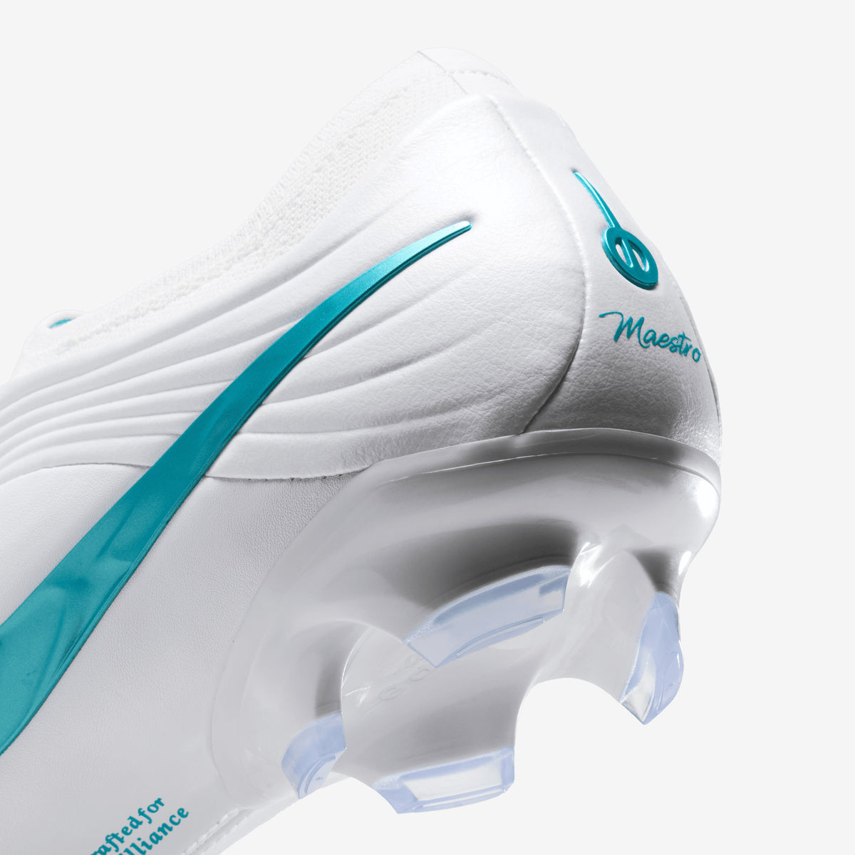 Nike Tiempo Maestro Elite Firm-Ground Low-Top Soccer Cleats - White/Dusty Cactus-White