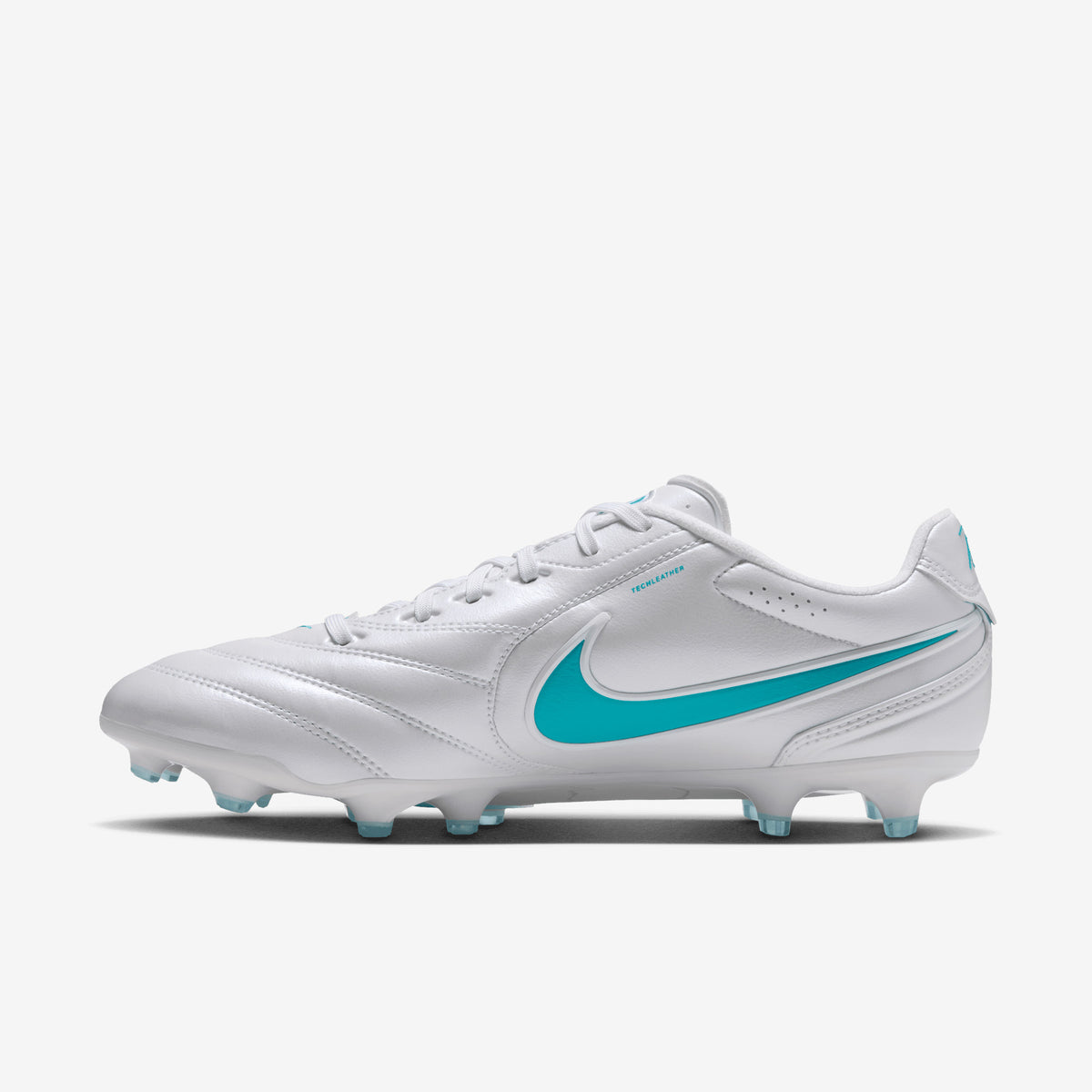 Nike Tiempo Ligera Pro Firm-Ground Low-Top Soccer Cleats - White/Energy-White