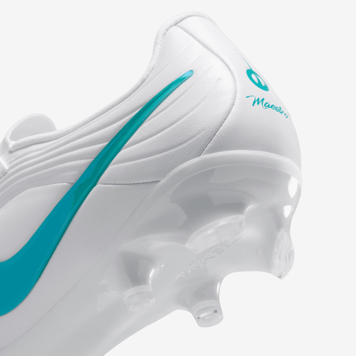 Nike Tiempo Maestro Academy Multi-Ground Low-Top Soccer Cleats - White/Dusty Cactus-White