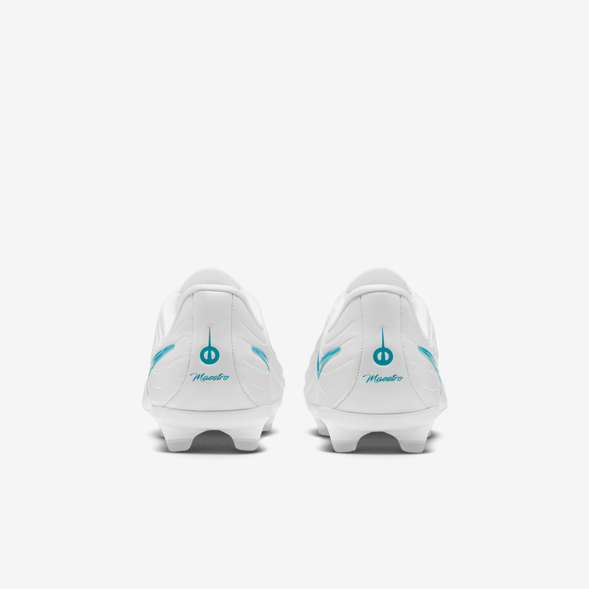 Nike Jr. Tiempo Maestro Academy Big Kids' Multi-Ground Low-Top Soccer Cleats - White/Dusty Cactus-White