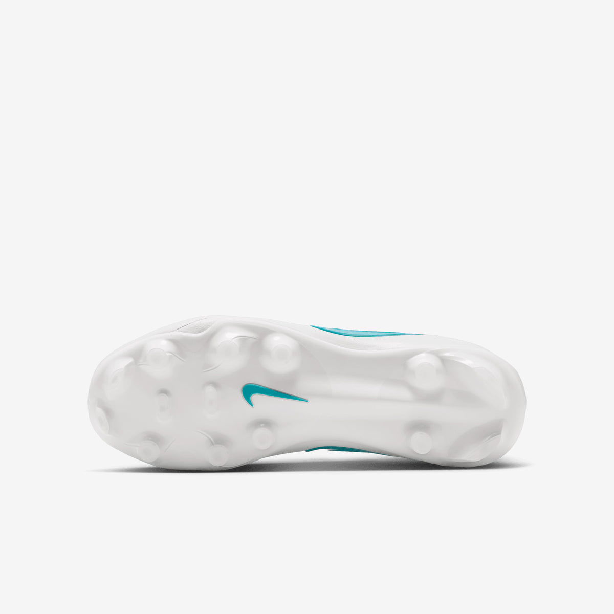 Nike Jr. Tiempo Maestro Academy Big Kids' Multi-Ground Low-Top Soccer Cleats - White/Dusty Cactus-White