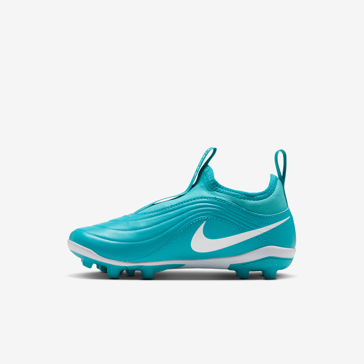 Nike Jr. Tiempo Maestro Club Flex Little Kids' Multi-Ground Low-Top Soccer Cleats - White/Dusty Cactus-White