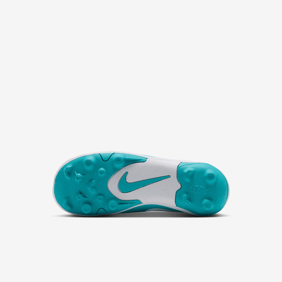 Nike Jr. Tiempo Maestro Club Flex Little Kids' Multi-Ground Low-Top Soccer Cleats - White/Dusty Cactus-White