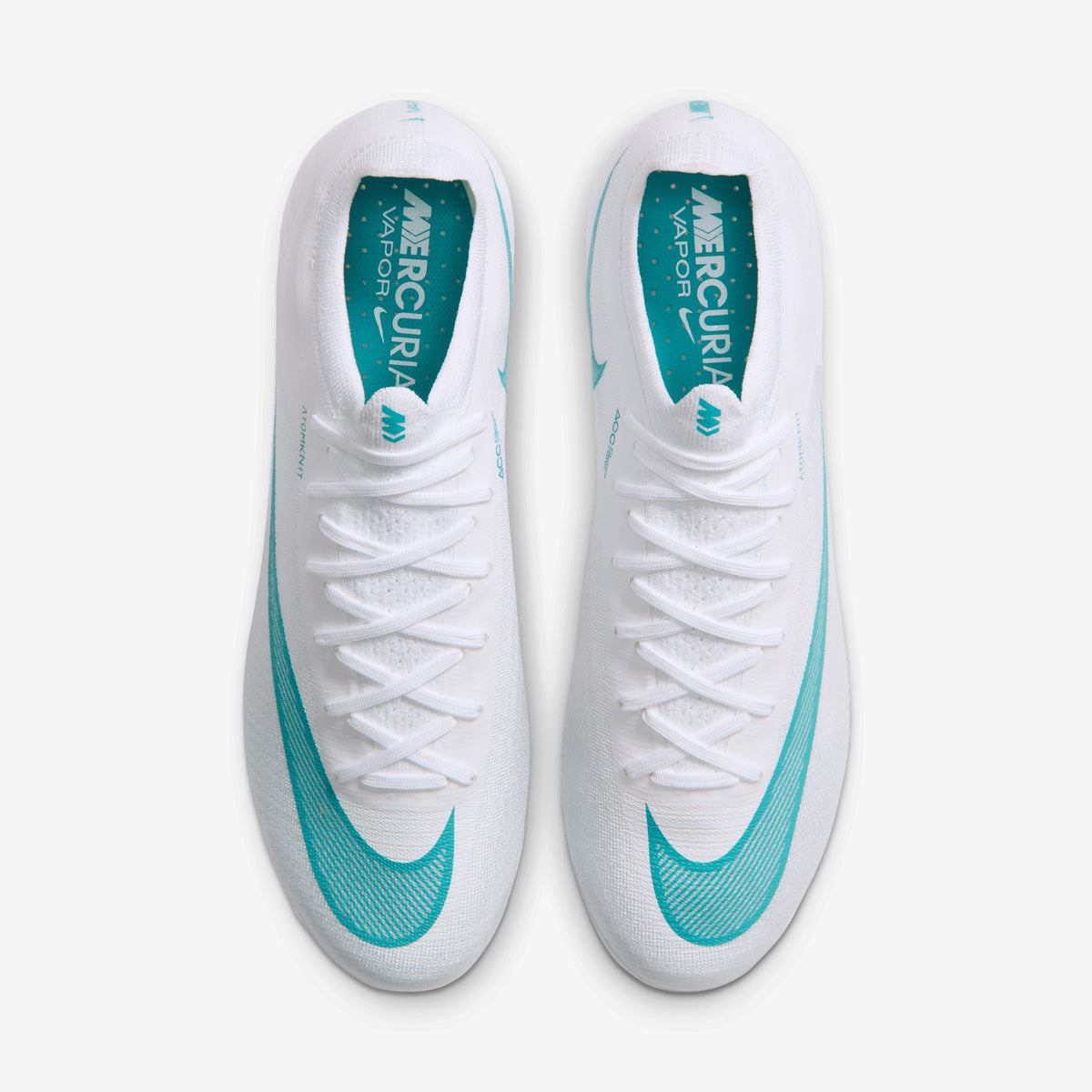 Nike Mercurial Vapor 17 Elite Firm-Ground Low-Top Soccer Cleats - White/Dusty Cactus
