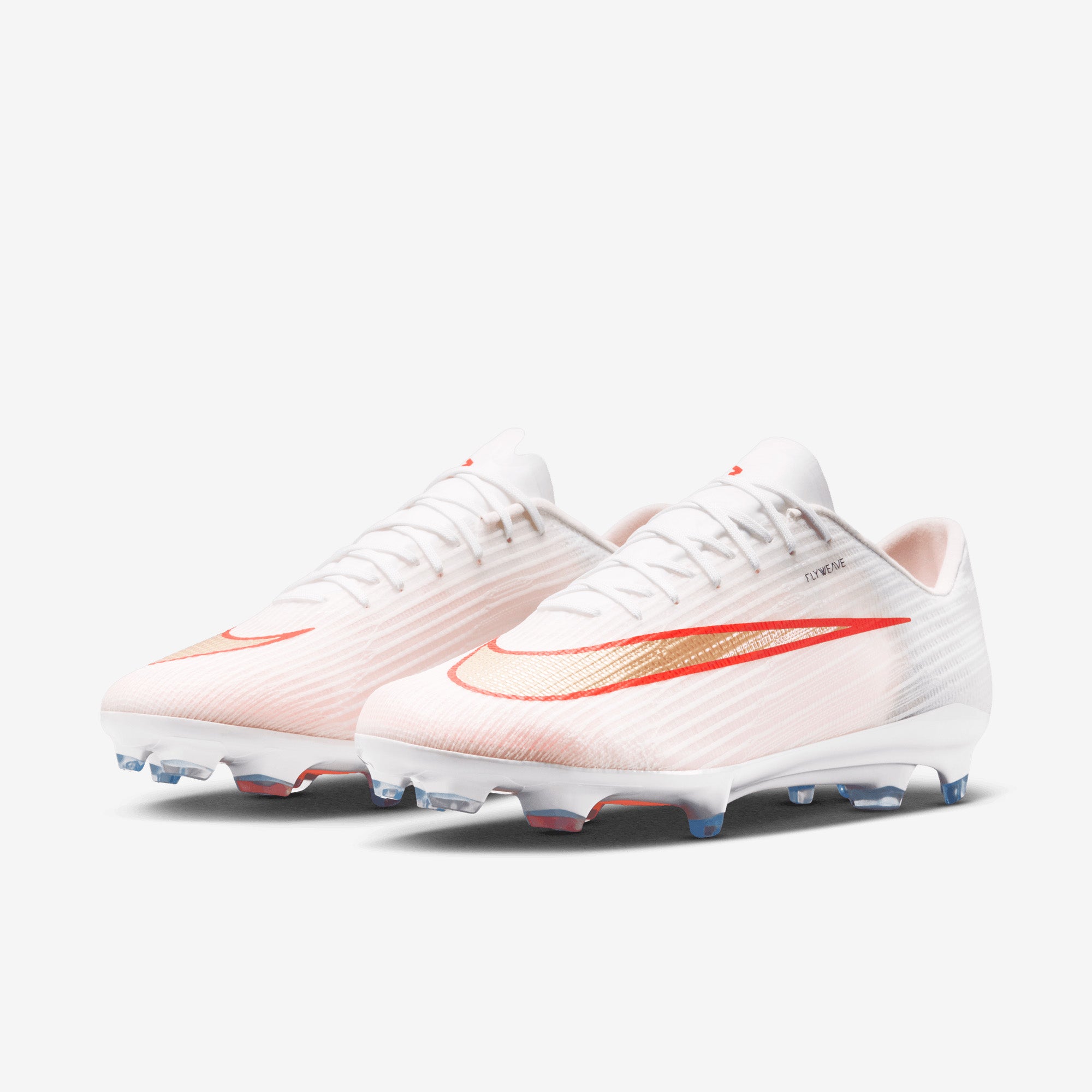 Nike Mercurial Superfly 11 Pro Firm-Ground Low-Top Soccer Cleats - White/Blur-Bright Crimson