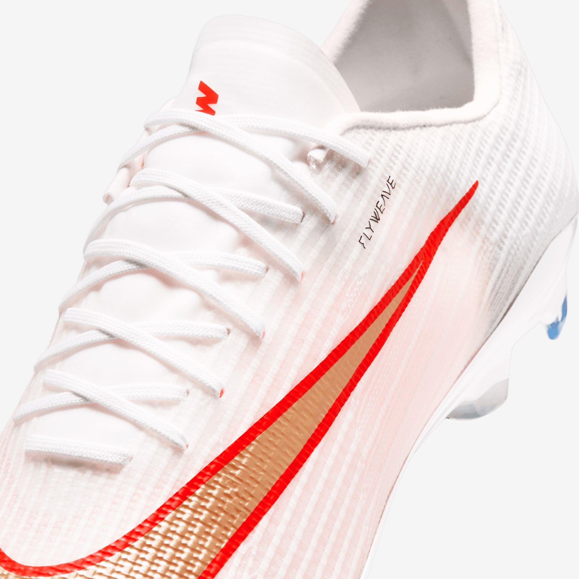 Nike Mercurial Superfly 11 Pro Firm-Ground Low-Top Soccer Cleats - White/Blur-Bright Crimson