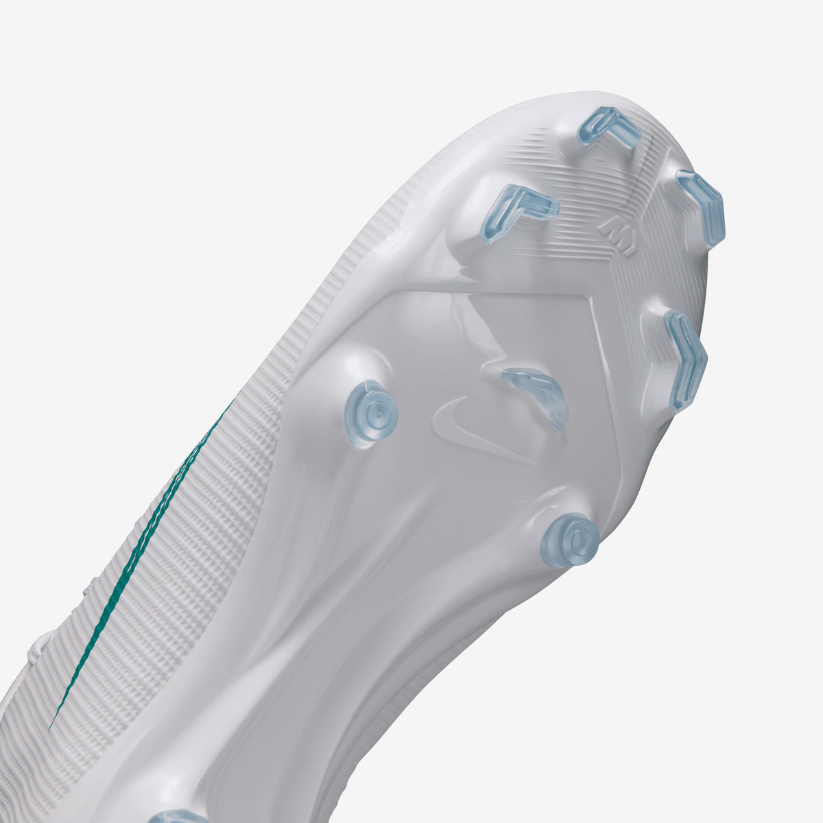 Nike Mercurial Vapor 17 Academy Multi-Ground Low-Top Soccer Cleats - White/Dusty Cactus