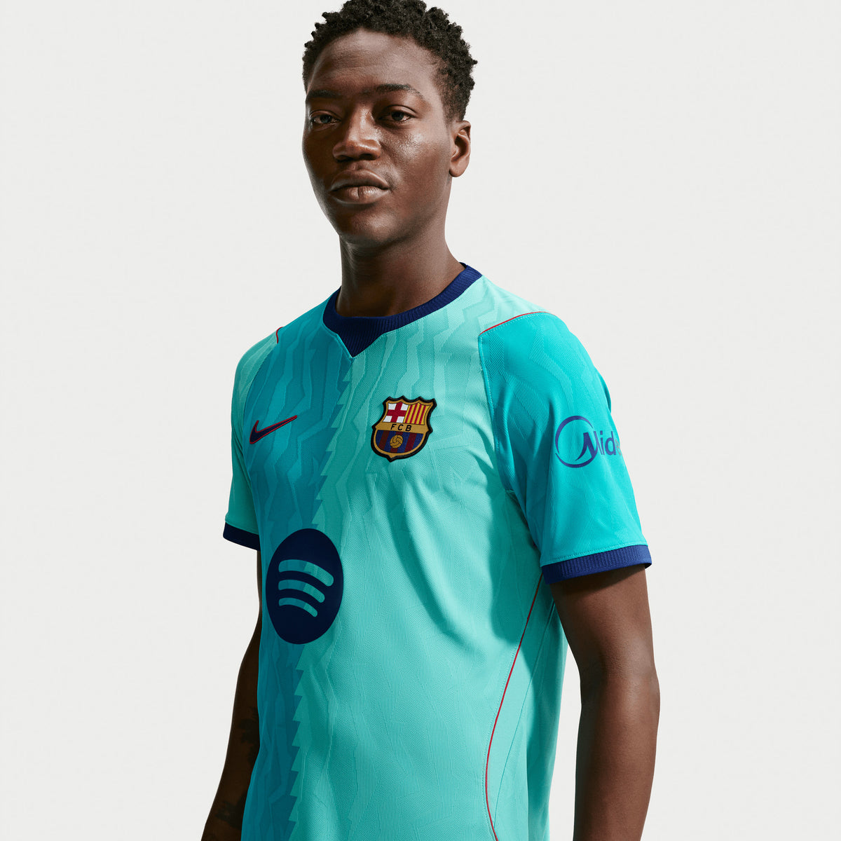 Nike FC Barcelona 2026/27 Match Third Men's Aero-FIT Soccer Authentic Jersey - Green Frost/Green Frost/Loyal Blue